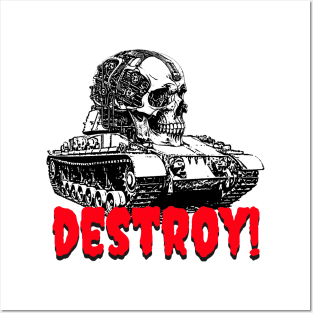 DESTROY! Posters and Art